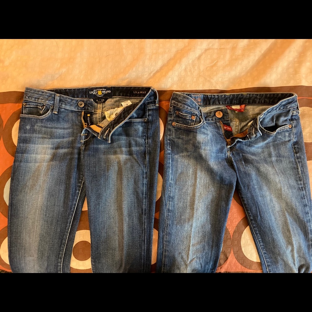 Two Pairs -Lucky Lola Boot cut Jeans 6x28